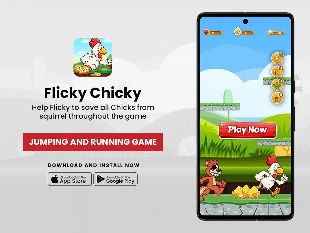 Flicky Chicky Fun Platform Jump Arcader